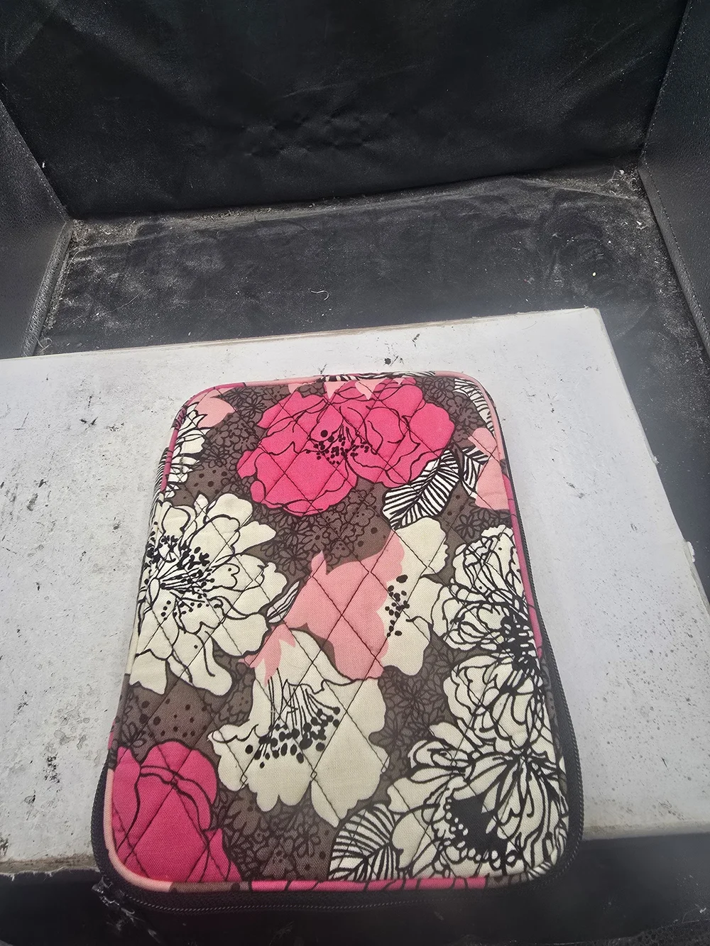 Vera Bradley Pink Floral Quilted Tablet Sleeve